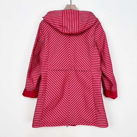 Anthropologie Creenstone Raincoat Rain Jacket Coat Colourful Funky Bright Spring - Picture 10 of 12